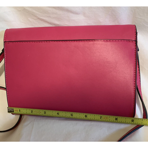 A New Day Pink Flap Closure Clutch W/detachable Crossbody Strap Purse NWT - Picture 10 of 11